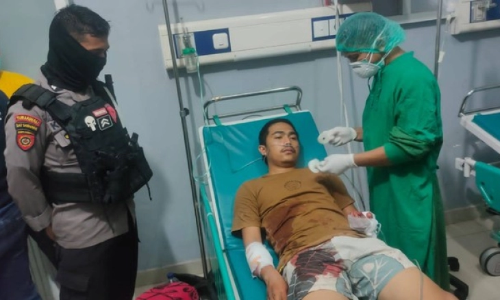 Empat Polisi Disabet Parang saat Tangkap Pelaku Penyalahguna Narkoba