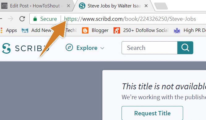 Mau Tau Cara Download File Gratis di Scribd? Kuys..