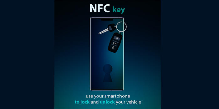 Manfaatkan Fitur NFC di Smart Phone, Huawei Perkenalkan Kunci Mobil Digital