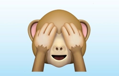 Makna Emoji Monyet Tutup Mata