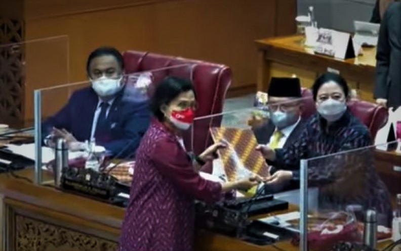 DPR Sahkan RUU APBN 2022