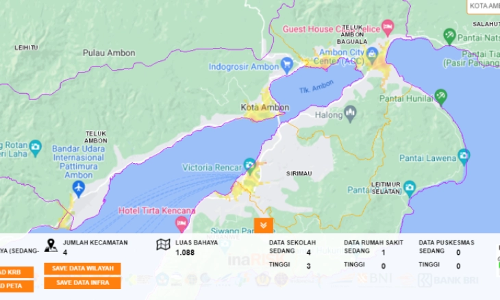 Waspadai Potensi Banjir Susulan di Wilayah Kota Ambon