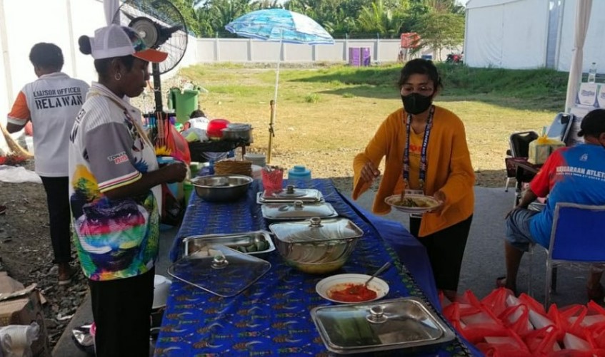 Papeda Menjadi Menu Favorit  di PON XX Papua 2021