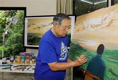 Keren! SBY Lahirkan 54 Lukisan Keindahan Alam Indonesia