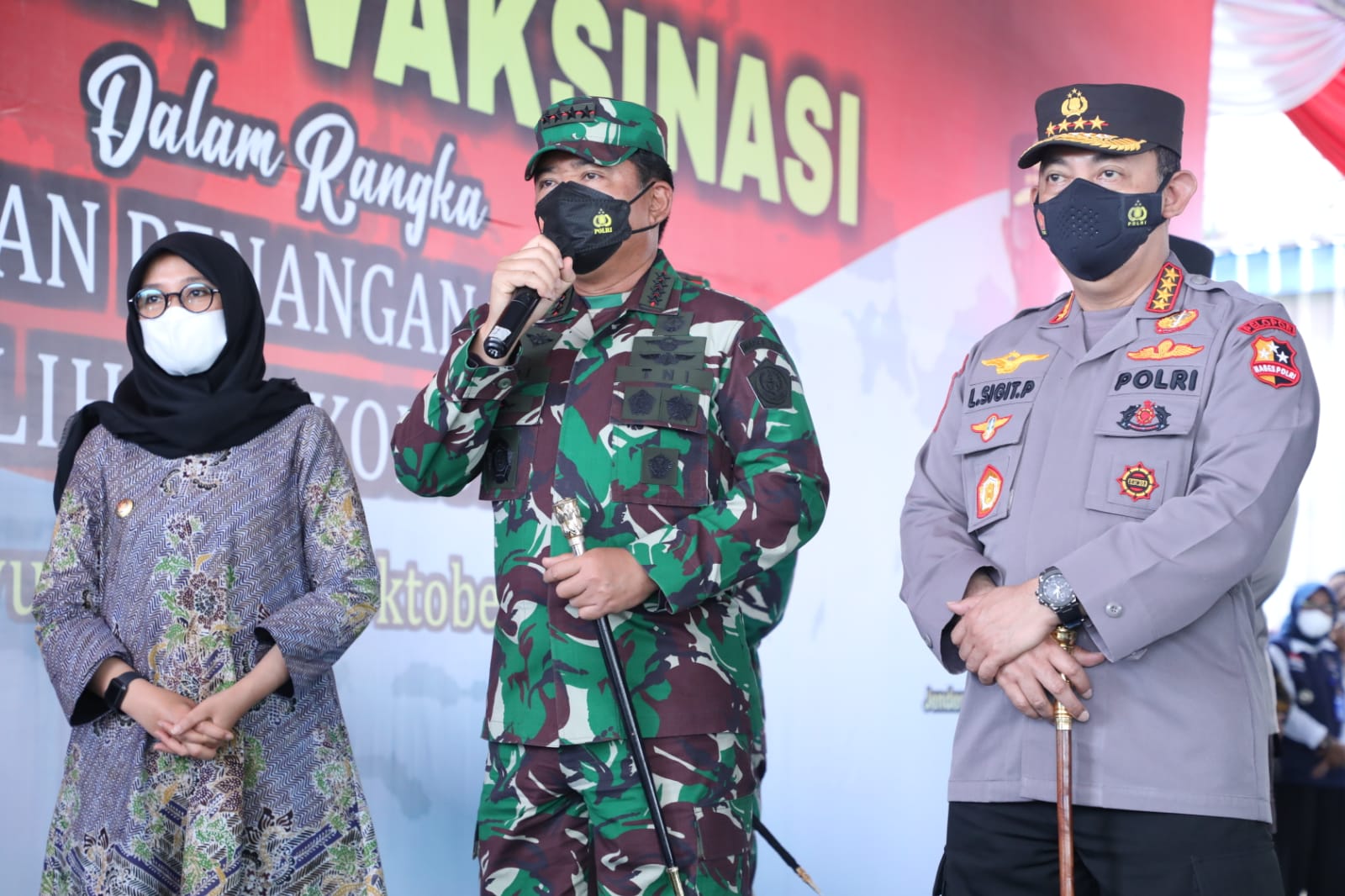 Panglima TNI: Ekonomi Pulih Bila Vaksinasi Sesuai Target, 