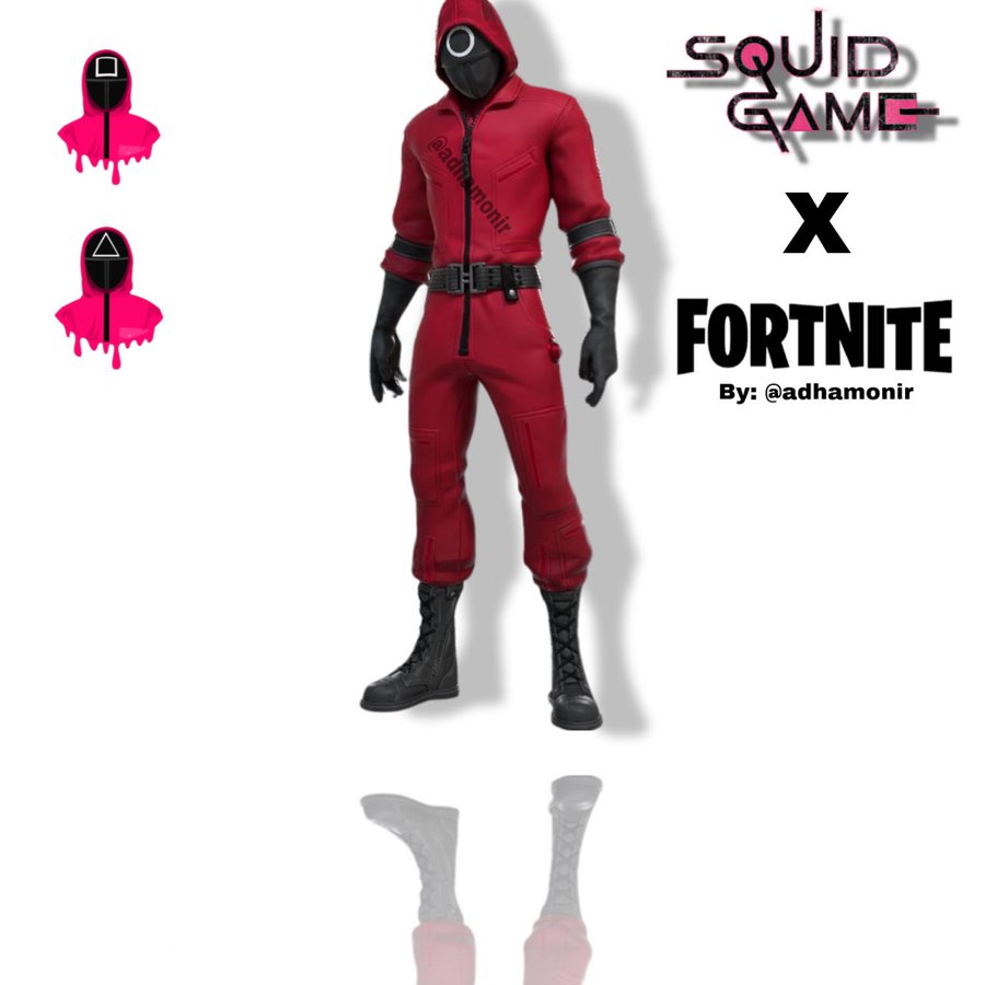 Terlalu Ngetop, Muncul Disain Skin Fornite Bertema Drakor Squid Game 