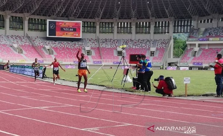 Papua Raih Emas Pertama Peparnas Cabor Atletik