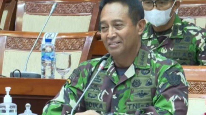 Jenderal Andika, Jadi Panglima TNI, DPR RI  Berhentikan Marsekal Hadi Dengan Hormat