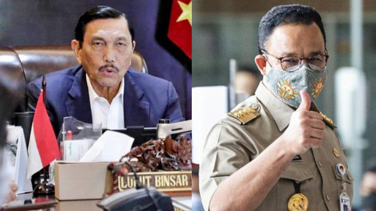 Luhut Puji Anies dalam Pengendalian Covid-19