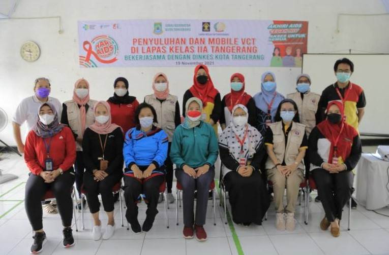 Dinkes Screening HIV/AIDS Warga Binaan Lapas Kelas II Tangerang