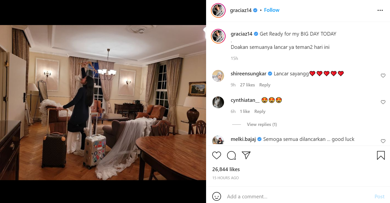 Artis Gracia Indri dan Jepri Hari Ini Menikah di Belanda