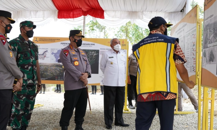 Ingin Pastikan Proses Pembangunan Berjalan Lancar, Kapolri Tinjau IKN