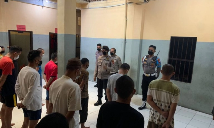 Polda Gorontalo Memeriksa Kondisi Tahanan Mapolres Gorontalo Kota