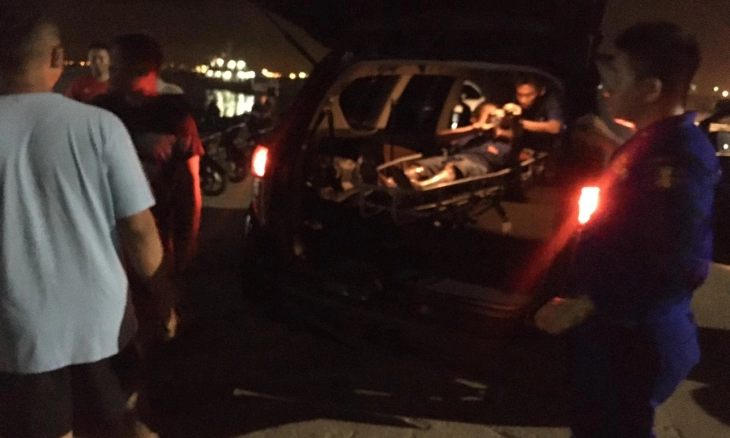 Kapal KLM. Murah Rezeki Terbakar di Perairan Batu Ampar