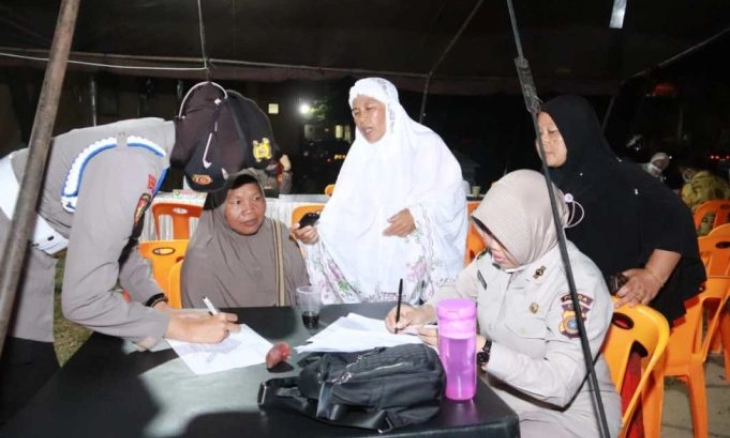 Polda Aceh Buka Gerai Vaksin Usai Tarawih