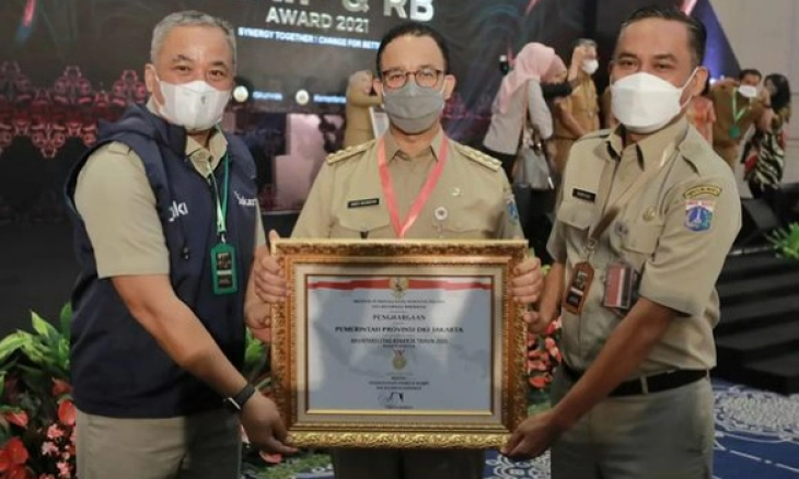 Pemrov DKI Jakarta Menerima Predikat A (Memuaskan) 