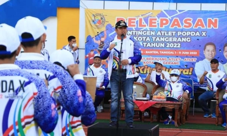 Walikota Arief Targetkan Tangerang Juara Umum Popda X Banten