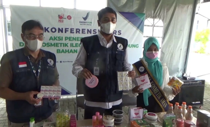 Mengandung Bahan Berbahaya, Ribuan Kosmetik Ilegal Disita BPOM Mamuju