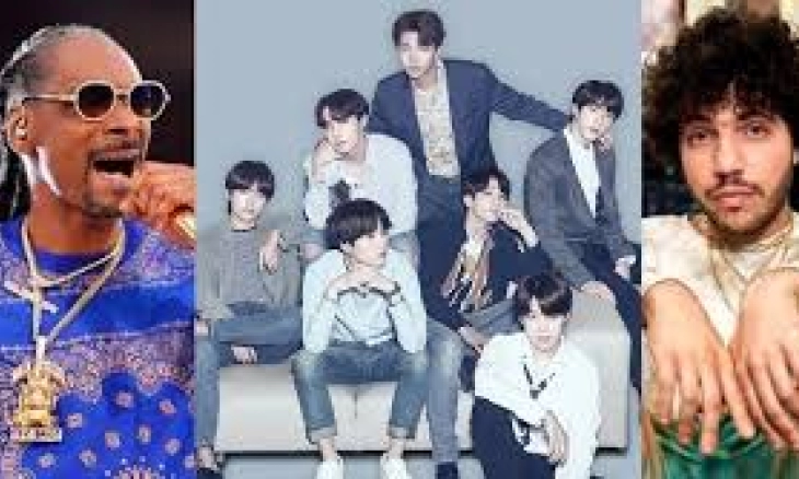 Empat Anggota BTS akan Rilis Proyek Kolaborasi Bersama Penyanyi Amerika