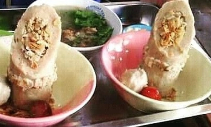 Bentuknya Unik, Bakso Bambu Runcing Siap Melawan Rasa Lapar