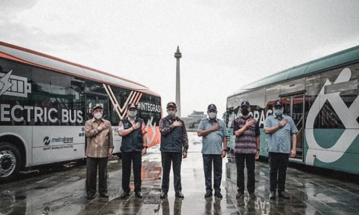 30 Bus Listrik Pertama di Indonesia Resmi Beroperasi Secara Bertahap untuk Rute Transjakarta