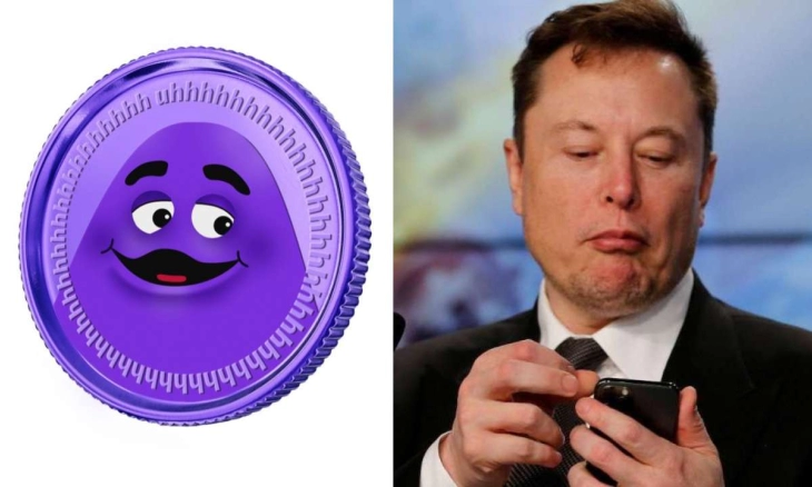 Pertukaran Twitter Elon Musk-McDonald Menyebabkan GrimaceCoin 