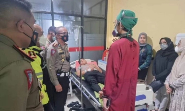 AKP Rudi Wira Korban Pemukulan Massa Aksi di Depan Gedung DPR Dirawat di RS Polri