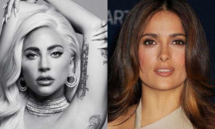 Adegan Lady Gaga Bercumbu dengan Salma Hayek Dihapus dari House of Gucci