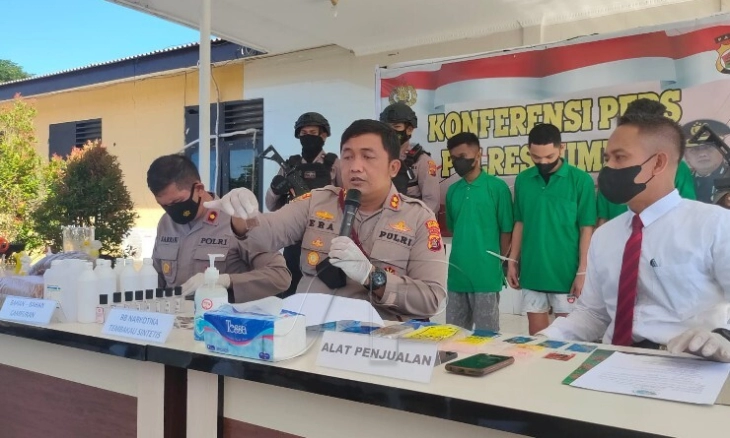 Ada Pabrik Narkotika Tembakau Sintetis di Timika Papua