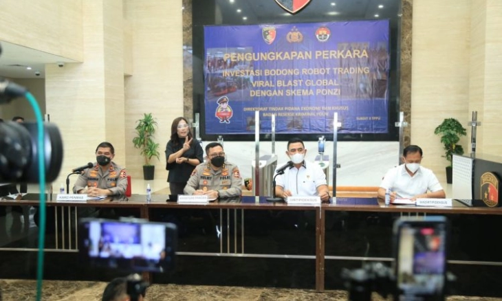 Bareskrim Buru Pemilik Robot Trading Viral Blast Terkait Investasi Bodong