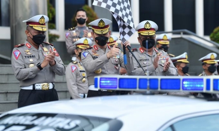 Jelang MotoGP di NTB, Kakorlantas Lepas Personil BKO Mandalika