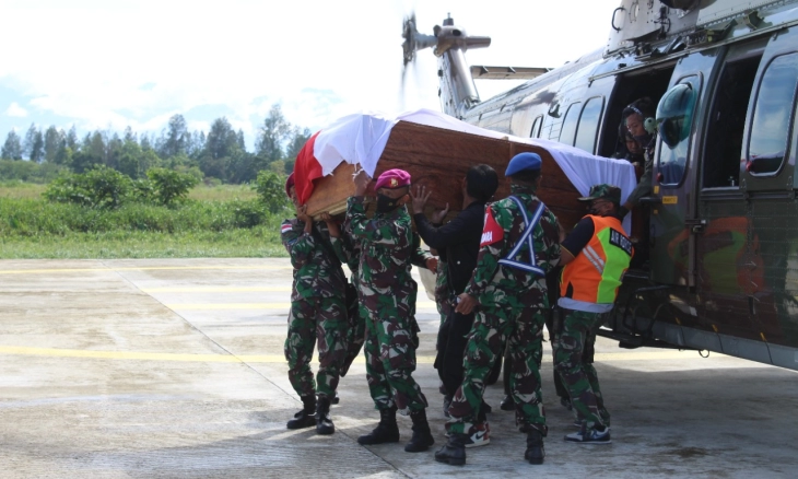 Korban Meninggal Prajurit TNI di Kabupaten Nduga Bertambah Satu