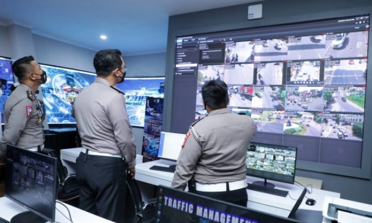 Jelang Mudik 2022, Kasubdit Dakgar Korlantas  Lakukan Evaluasi Implementasi ETLE di Jalan Kalikangkung 