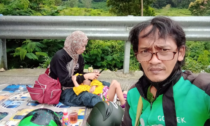 Kisah Perjalanan Pemudik Asal Jakarta ke Garut Hanya 7 Jam Naik Motor