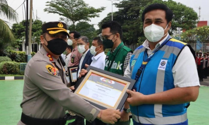 Operasi Ketupat Jaya 2022 Berjalan Lancar, Polresta BSH Beri Penghargaan Pihak Terkait