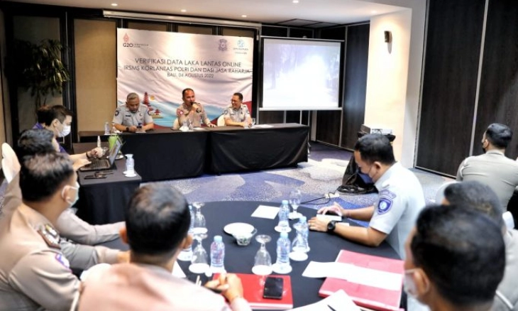 Verifikasi Data Laka Lantas Online Korlantas dan Jasa Raharja di Bali Klop Berkat IRSMS
