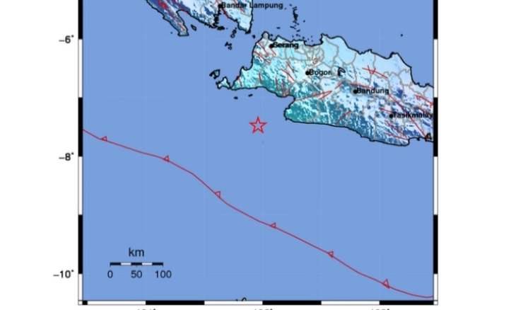 Gempa Magnitudo 5,5 di Bayah Banten