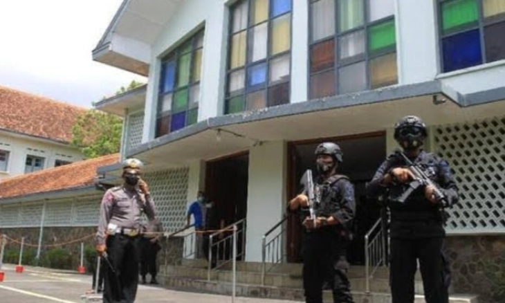 Jelang Paskah, Polda DIY Sterilisasi Gereja