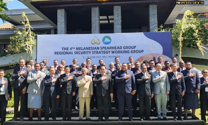 Polri dan Organisasi Internasional Melanesian Spearhead Group Susun Dokumen Keamanan