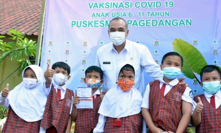 Bupati Zaki Targetkan 180 Ribu Dosis untuk Vaksinasi Anak Usia 6-11 Tahun