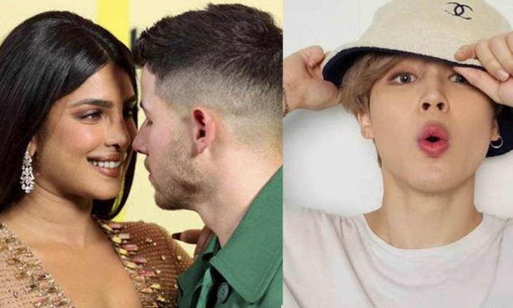 ARMY Pergoki Jimin BTS Sedang Menatap Priyanka Berciuman dengan Suaminya