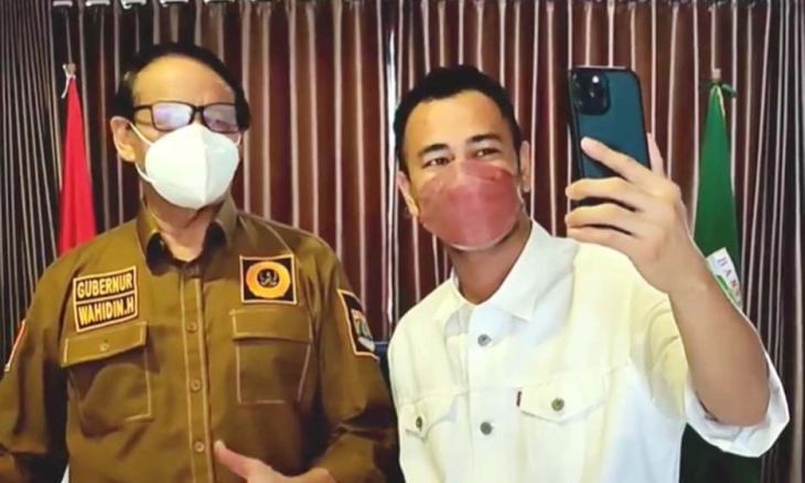 Raffi Ahmad Sambangi Kediaman Gubernur Wahidin Ajak Kolaborasi Kelola BIS