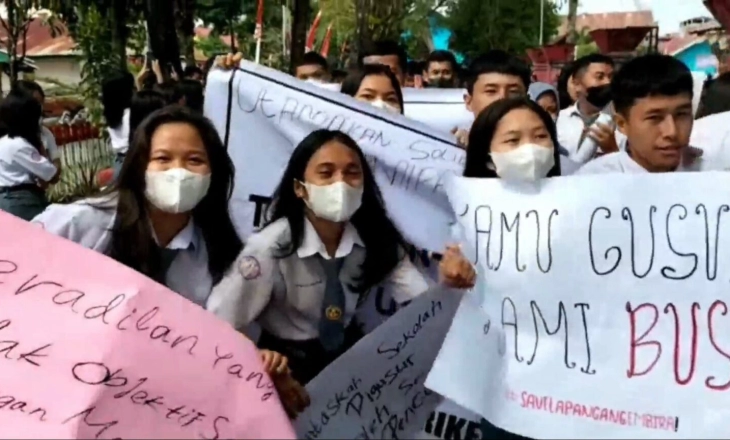 Sekolah Mau Digusur, Siswa SMAN 2 Toraja Utara Demo Lawan Mafia Tanah