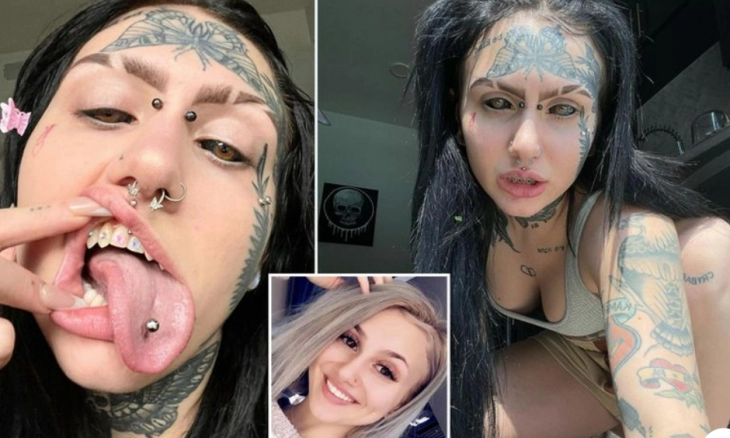 Kierstyn Milligan Mentato Tubuh dan Bola Matanya Menyerupai Setan