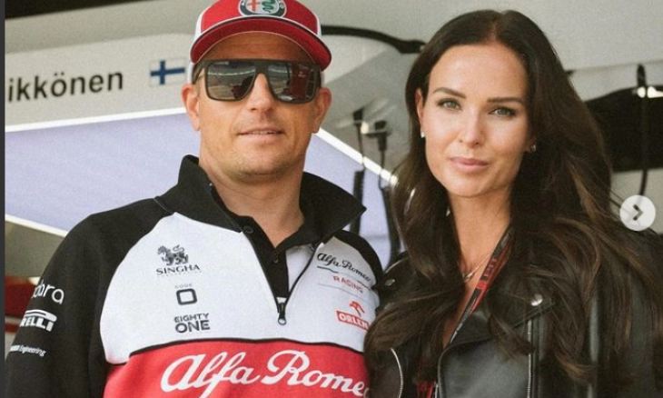 Mengenal Istri Pensiunan F1 Kimi Raikkonen, Model Cantik Finlandia