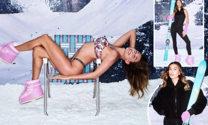 Hailey Bieber Pamer Pakaian Dalam di Pemotretan Victoria