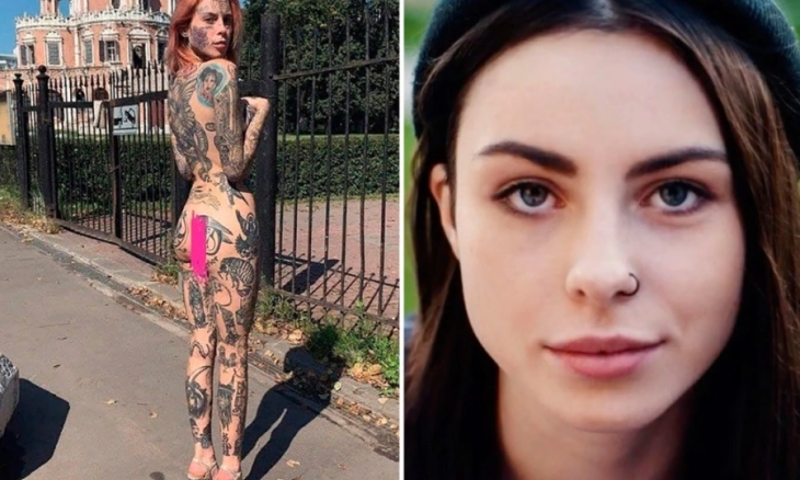 Polina Murugina Ditangkap Karena Foto Telanjang di Depan Gereja Moskow