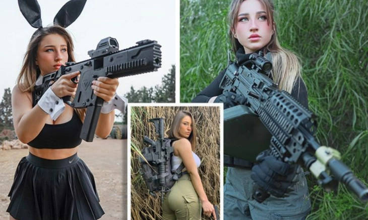Mantan Polisi Israel, Natalia Fadeev Diajak Menikah Usai Tampil Seksi dengan Senjata Tempur