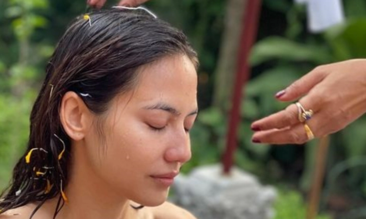 Soal Ritual Belukat di Bali, Pevita Pearce: Santai, Aku Tidak Pindah Agama