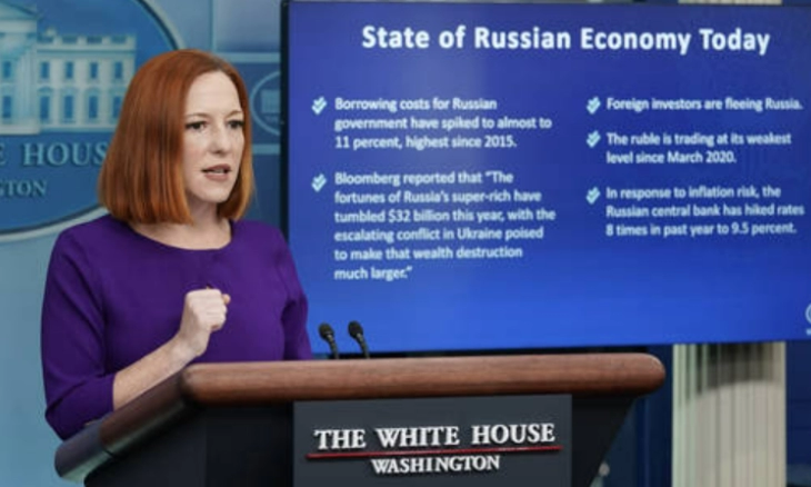 Sekretaris Pers Gedung Putih, Jen Psaki: Amerika Tak Kirim Pasukan ke Ukraina untuk Perangi Rusia